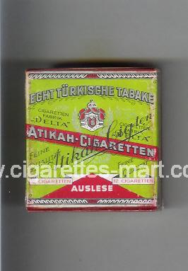 Atikah - Cigaretten (Echt Turkische Tabake / Auslese) ( hard box cigarettes )