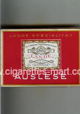 Auslese (design 2) (Lande Spezialitat) ( box cigarettes )