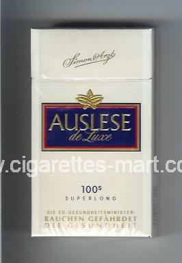 Auslese (design 4) (De Luxe) ( hard box cigarettes )