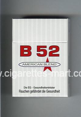 B 52 (American Blend) ( hard box cigarettes )