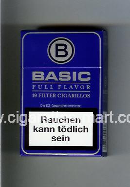 Basic (german version) (design 1) B (Full Flavor) ( hard box cigarettes )