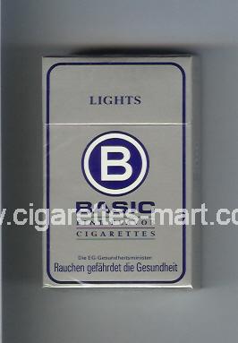 Basic (german version) (design 1) B (Lights / Fine Flavor) ( hard box cigarettes )