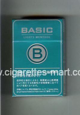 Basic (german version) (design 2) B (Lights Menthol) ( hard box cigarettes )