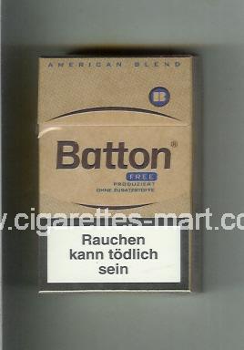 Batton (design 3A) (Free / American Blend) ( hard box cigarettes )