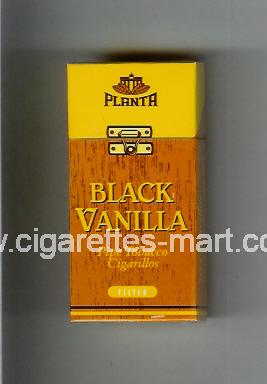 Black Vanilla (Planta) (yellow & black) ( hard box cigarettes )