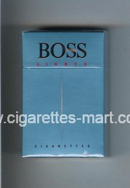 Boss (german version) (design 1) (Lights) ( hard box cigarettes )