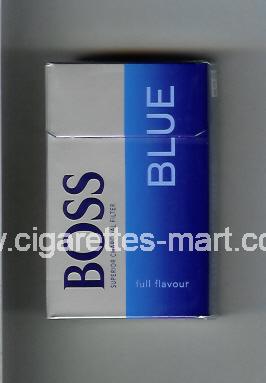 Boss (german version) (design 2) (Blue / Full Flavour) ( hard box cigarettes )
