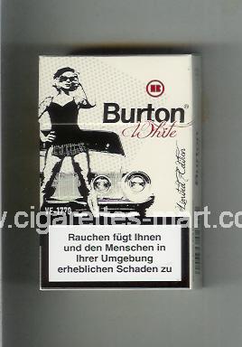 Burton (collection design 1A) (White) ( hard box cigarettes )