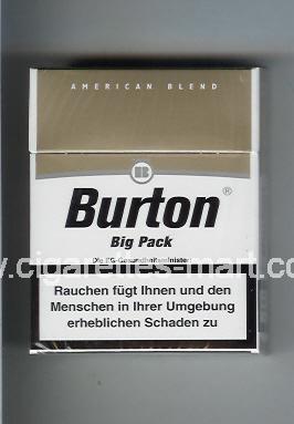 Burton (design 1) (American Blend) ( hard box cigarettes )