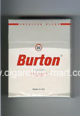 Burton (design 1) (Lights / American Blend) ( hard box cigarettes )