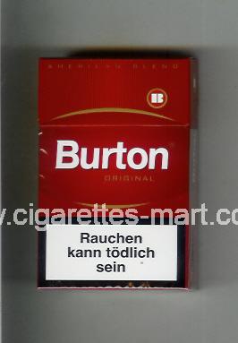 Burton (design 2) (Original / American Blend) ( hard box cigarettes )