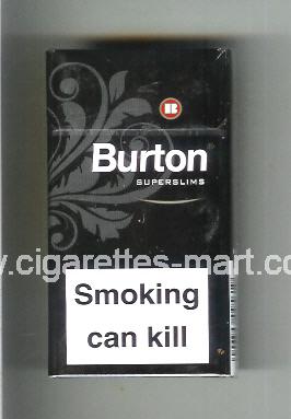 Burton (design 3) (Superslims) ( hard box cigarettes )