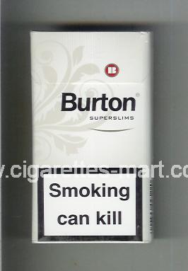 Burton (design 3) (Superslims) ( hard box cigarettes )