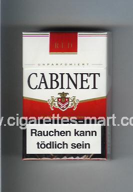 Cabinet (german version) (design 3) (Red) ( hard box cigarettes )