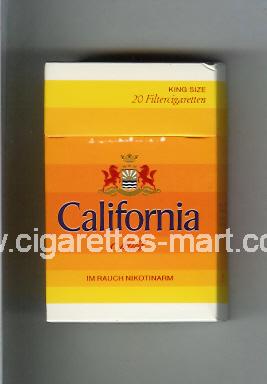 California (german version) (Mild) ( hard box cigarettes )