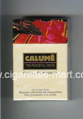 Calume (design 1) (The Peaceful Taste / Full Flavour) ( hard box cigarettes )