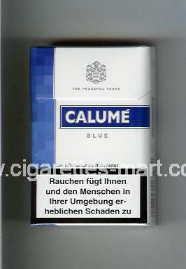 Calume (design 3) (Blue / The Peaceful Taste) ( hard box cigarettes )