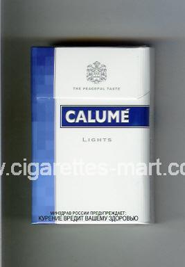 Calume (design 3) (Lights / The Peaceful Taste) ( hard box cigarettes )