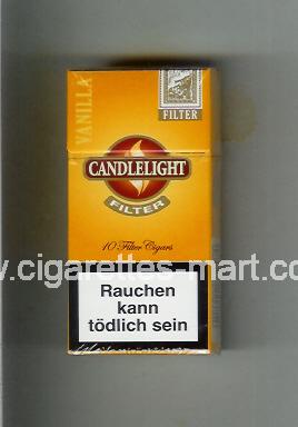 Candlelight (design 2) (Vanilla / Filter Cigars) ( hard box cigarettes )