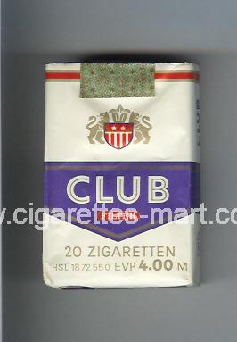 Club (german version) (design 3) (Filter) ( soft box cigarettes )
