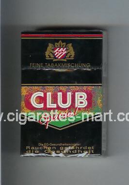Club (german version) (design 3B) (Special) ( hard box cigarettes )