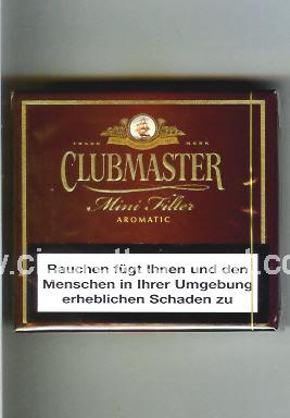 Clubmaster (design 1) (Mini Filter) ( box cigarettes )