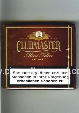 Clubmaster (design 1) (Mini Filter) ( box cigarettes )