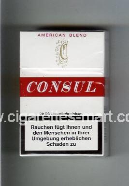 Consul (german version) (design 2) (American Blend) ( hard box cigarettes )