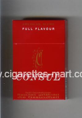 Consul (german version) (design 2) (Full Flavor / American Blend) ( hard box cigarettes )