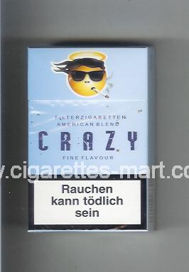 Crazy (german version) (design 2) (American Blend / Fine Flavour) ( hard box cigarettes )