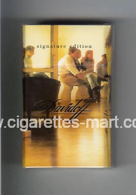 Davidoff (collection design 2E) (Lights / Signature Edition) ( hard box cigarettes )