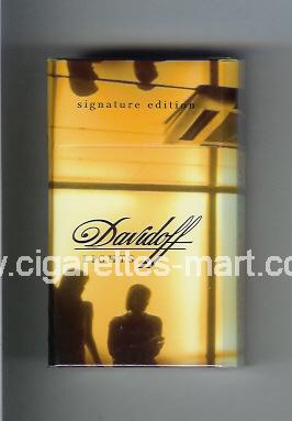 Davidoff (collection design 2F) (Lights / Signature Edition) ( hard box cigarettes )