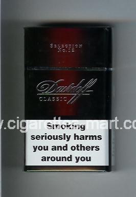 Davidoff (design 1) (Classic / Selection No 12) ( hard box cigarettes )