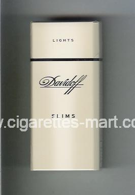 Davidoff (design 1) (Lights / Slims) ( hard box cigarettes )