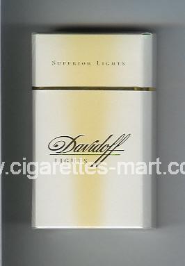 Davidoff (design 1) (Lights / Superior Lights) ( hard box cigarettes )