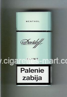 Davidoff (design 1) (Menthol / Slims) ( hard box cigarettes )