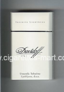 Davidoff (design 1) (One / Infinite Lightness) ( hard box cigarettes )