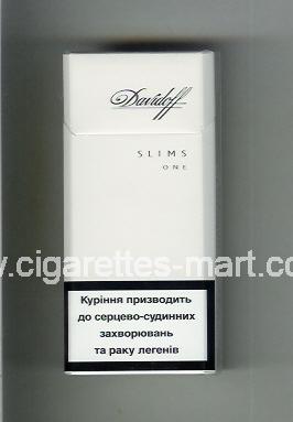 Davidoff (design 5) (One / Slims) ( hard box cigarettes )