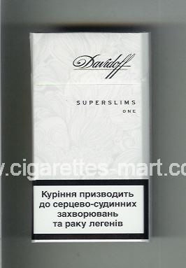 Davidoff (design 5A) (Superslims / One) ( hard box cigarettes )