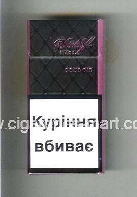 Davidoff (design 5D) (Boudoir / Black) ( hard box cigarettes )