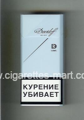 Davidoff (design 6) (Blue / Slims) ( hard box cigarettes )