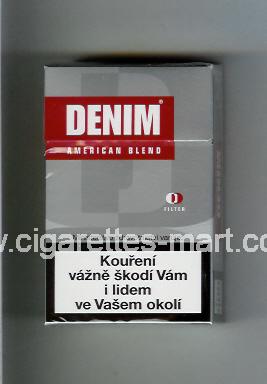 Denim (design 1) (American Blend) ( hard box cigarettes )