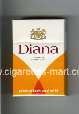 Diana (german version) (Aromatisch und Mild) ( hard box cigarettes )