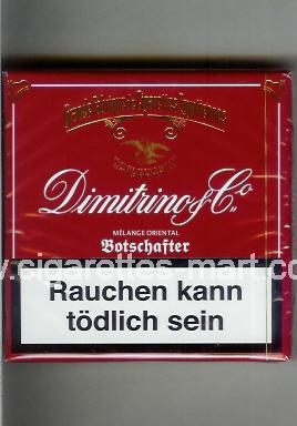 Dimitrino & Co (german version) (design 1A) Botschafter ( box cigarettes )