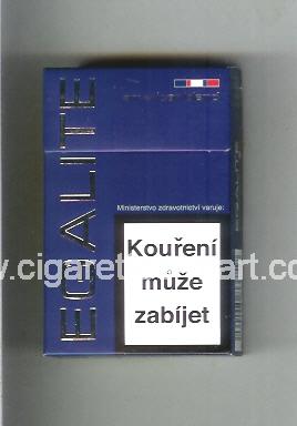 Egalite (design 1) (American Blend) (blue) ( hard box cigarettes )