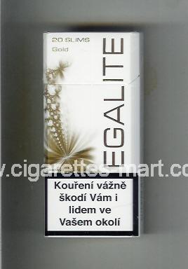 Egalite (design 2) (Slims / Gold) ( hard box cigarettes )