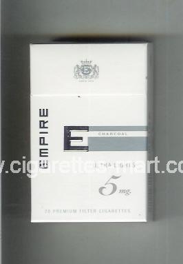 Empire (german version) E (Ultra Lights / 5 mg / Charcoal) ( hard box cigarettes )