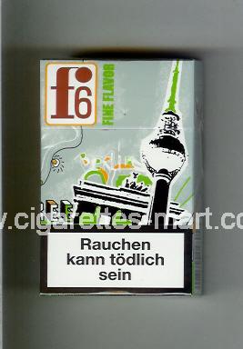 F 6 (german version) (collection design 1A) (Berlin / Fine Flavor) ( hard box cigarettes )