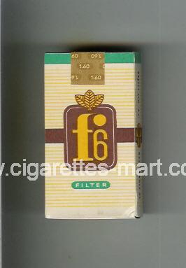 F 6 (german version) (design 1) (Filter) ( hard box cigarettes )