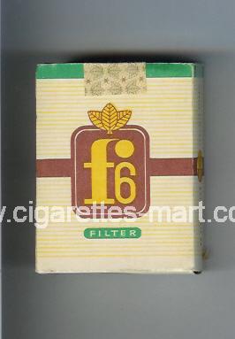 F 6 (german version) (design 1) (Filter) ( soft box cigarettes )